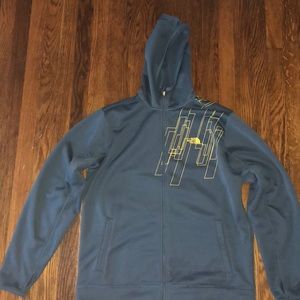 The NorthFace athletic fleece jacket. Size L